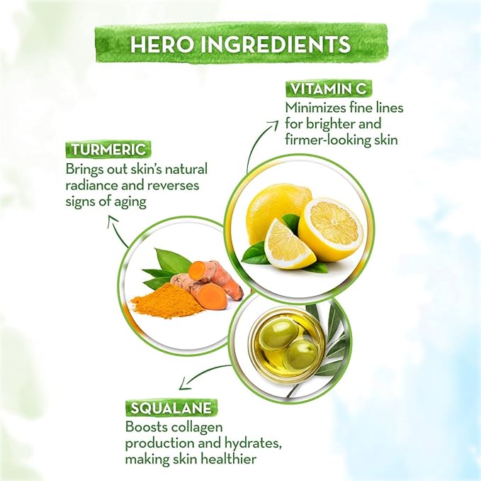 Mamaearth Vitamin C Skin Illuminate Face Serum for Radiant Skin | Helps Reduce Fine Lines & Wrinkles | Radiance Serum with Turmeric | Suits All Skin Types | 0.51 Fl Oz/15ml