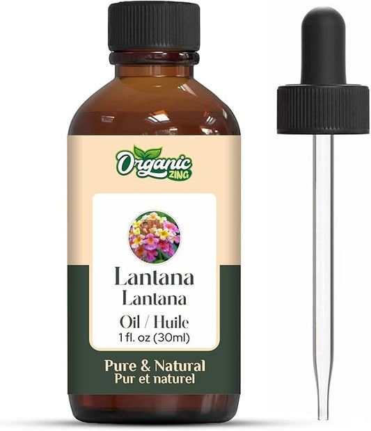 Lantana (Lantana Camara) Oil | Pure & Natural Essential Oil for Skincare & Massage- 30ml/1.01fl oz