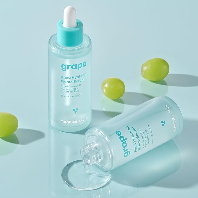THANKYOU FARMER Grape Aqua Hyaluron Biome [Serum & Cream] Set