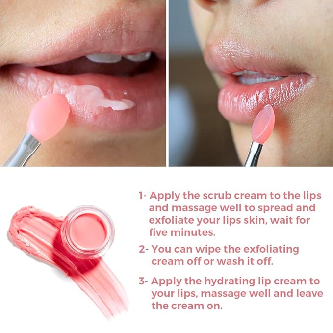 DOUBLE-EFFECT Lip Sleep Mask, Lip Mask+Lip Scrub Intensive, Lip Primer, Lip Sleeping Mask, Lip repair treatment, Lip Repair Balm