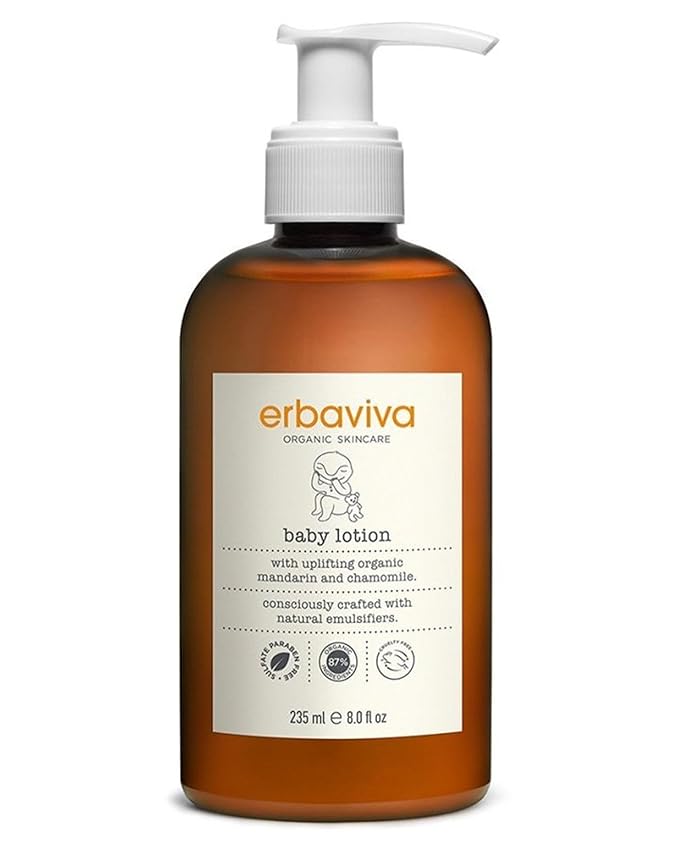 erbaviva Organic Baby Lotion, 8 Fl Oz
