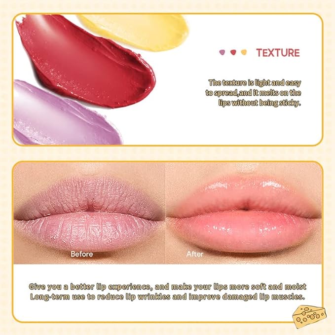 AKARY Triangle Cheese Tinted Lip Balm,