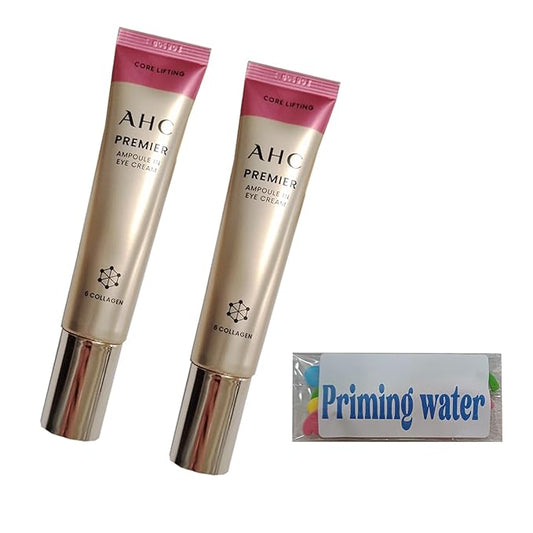 Deep Hydration & Brightening, Korean eye cream for AHC PREMIER AMPOULE IN EYE CREAM Season 12, (1.35 fl.oz. X 2ea)