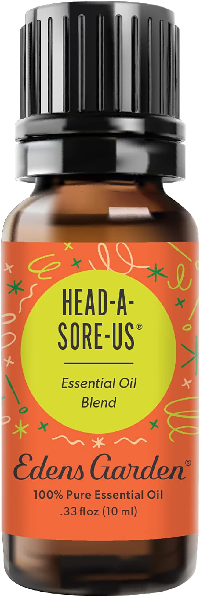Edens Garden Head-A-Sore-Us Essential Oil Blend- 100% Pure Premium Grade, Undiluted, Natural, Therapeutic, Aromatherapy, The Best for Diffusing, Skin, Humidifiers, Kid Safe 10 ml (.33 fl oz)