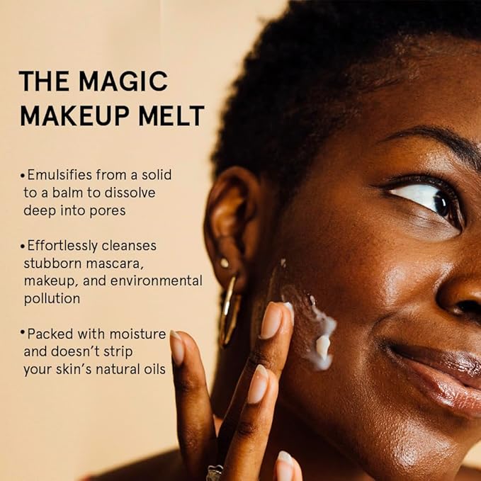 grace & stella Cleansing Balm - Travel Size Makeup Remover - Deep Cleansing & Hydrating Face Cleanser - Dissolves Waterproof Make Up, SPF & Impurities - Gentle on Skin - Vegan Skincare (41 g/ 4.3 oz)