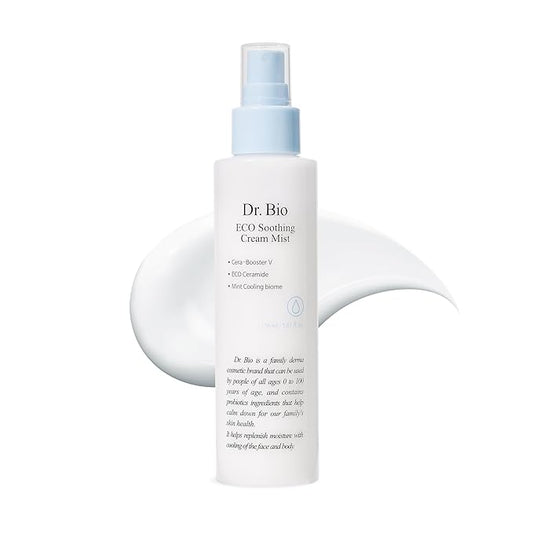 ECO Soothing Cream Mist (5.07oz/150ml), Face and Body Mist for Senstive Skin, Immediate Hydration and Soothing with Probiotics, Moisturizer for Dry Skin, Korean Skin Care, Travel Size