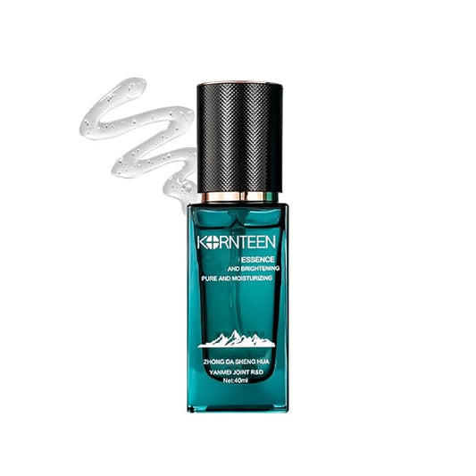 Switzerland KORNTEEN Brightening Essence Serum 40ml/1.41fl.oz, for Dark Spot, Brighten Skin, Reduce Melanin, Nourish, Moisturizes, with Gentiana Scabra Root Extract, 3-O-Ethylascorbic Acid