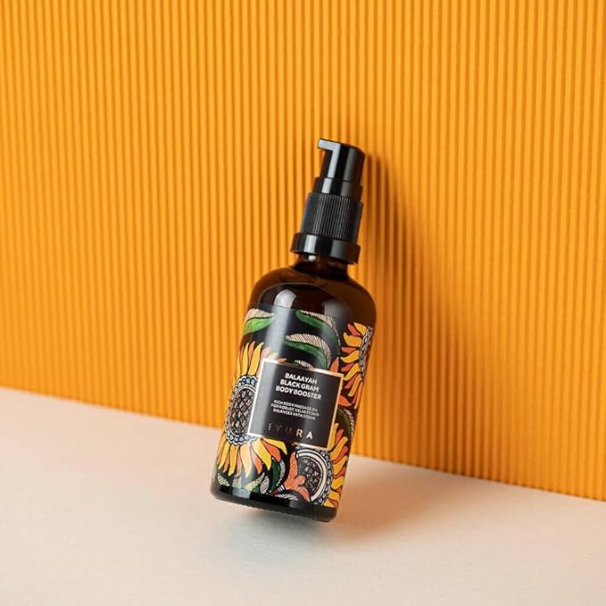 Balaayah Balaayah Black Gram Body Booster Oil | Ayurvedic Massage & Moisturizing Body Oil | Indulging aroma of Vanilla & Frankincense | Luxurious, Fast-Absorbing & Non-Sticky | 3.38 fl oz