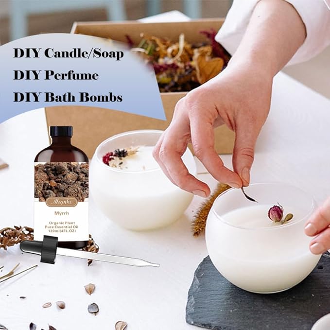 4 Fl Oz/120 ml Gardenia Essential Oil, Send Gift Roll-on (10 ml) - 100% Natural, Aromatherapy, Diffuser, Massage, Yoga, DIY Soap and Candle Making, Fragrance Oils, Spa Skin Care