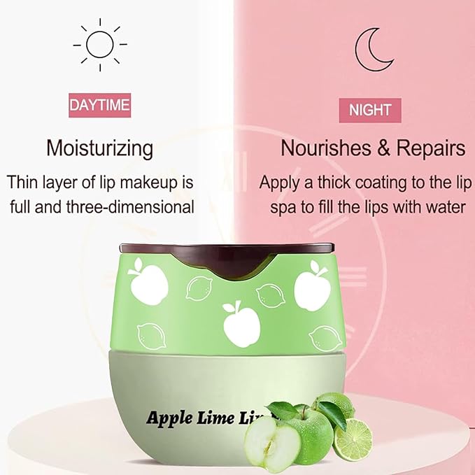 Bee Lip Balm Honey Pot, Lime (Lime)