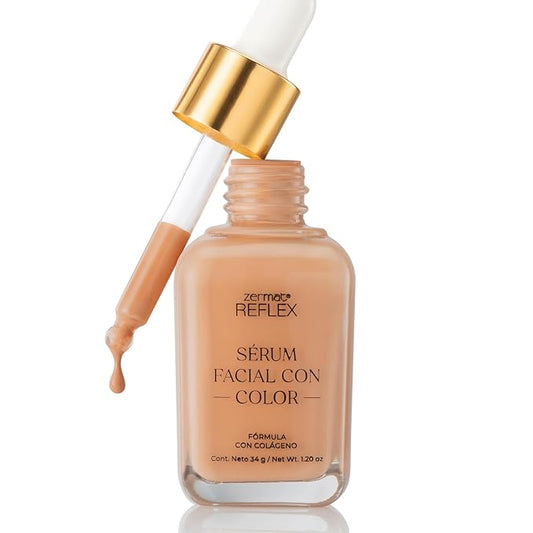 Zermat Eleganzza Reflex, Macadamia Facial Serum with Color, 1.20 Oz.