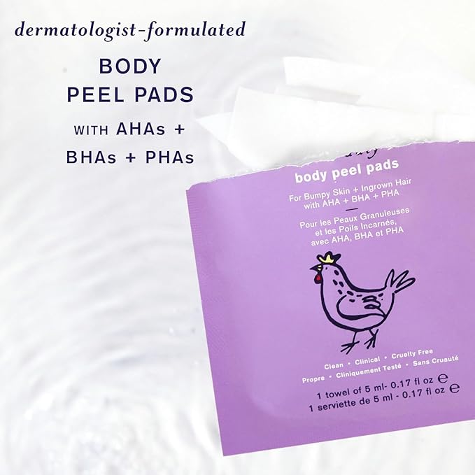 KP Bump Eraser Body Scrub with 10% AHA, Keratosis Pilaris Exfoliater with Glycolic and Lactic acids | Dermatologist Formulated – 10 Pack