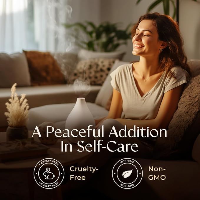 Gya Labs Peace Essential Oil Blend for Diffuser, Aromatherapy, Candle Making & DIY - Ingredients of Frankincense, Grapefruit & Patchouli (0.34 Fl Oz)