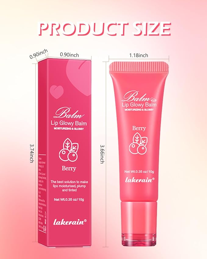 Lip Glowy Balm,Hydrating Nourishing Repair Sleeping Lip Mask,Shine Glossy Finish Lip Moisturizer,Smooth Cracked Chapped Dry Lip,Lip Care Therapy Treatment,Women's Day Makeup Gift for Women-4#Grape