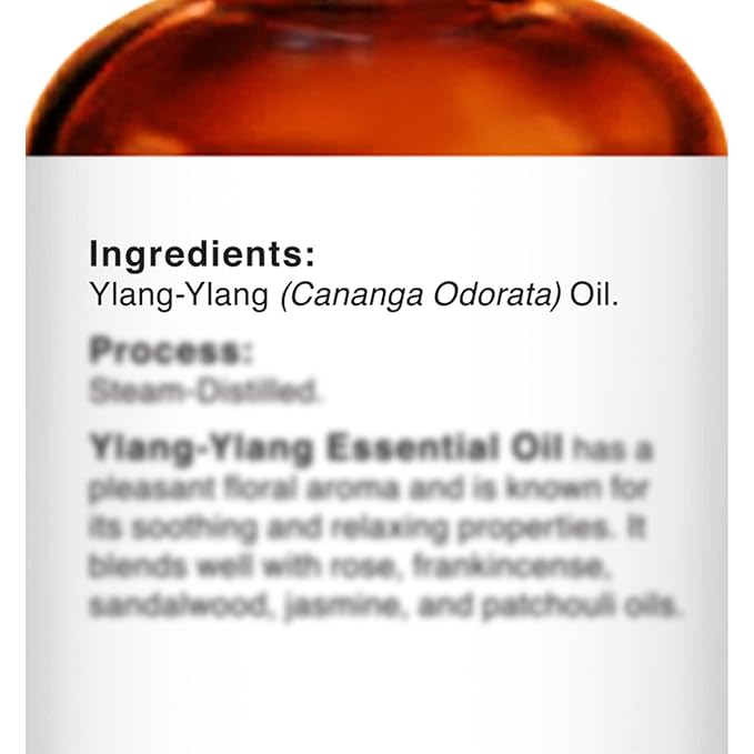 MAJESTIC PURE Ylang Ylang Essential Oil | 100% Pure and Natural Ylang Ylang Oil | Premium Grade Essential Oils for Hair Care, Home Diffusers, Skin, Aromatherapy, Massage and Humidifiers | 1 Fl Oz