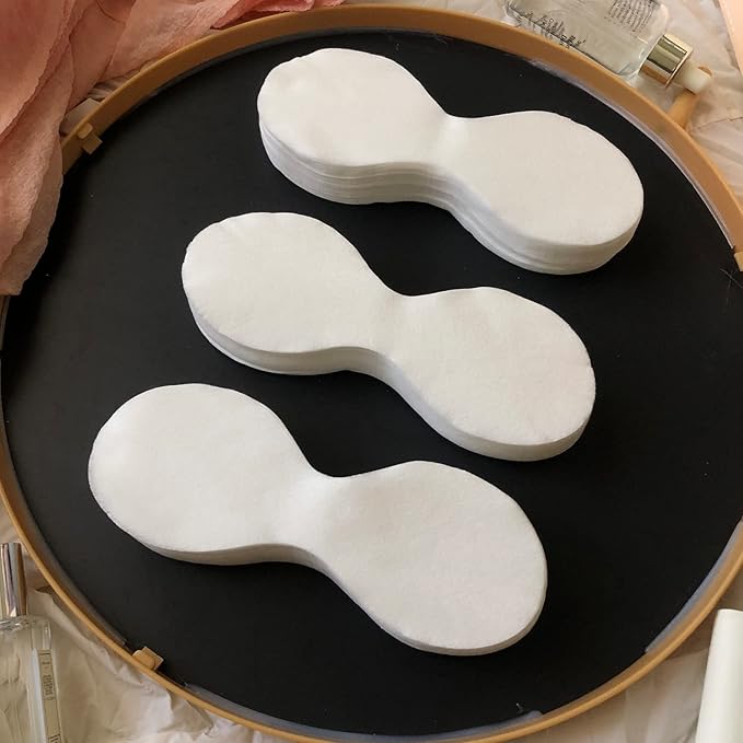 MoyRetty 100 Sheets Disposable Non Woven Eye Care Cotton, Facial Eye Covers Spa Cotton Paper, Cosmetic Facial Paper Sheet Eye Nose Face Pads