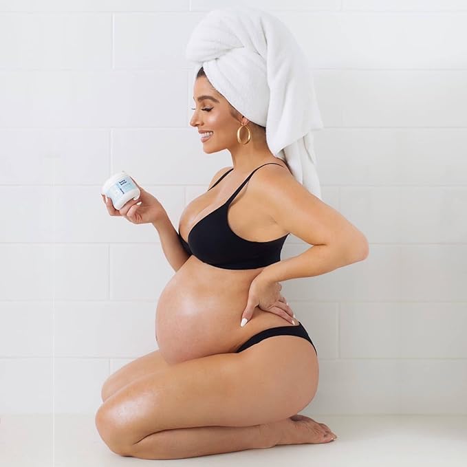 Bumpology Bump Butter Stretch Mark Moisturize Cream | 2-in-1 Powerful Butters + Oils | Physician Formulated | Hydrating Body Cream Butter Lotion | Made in USA | Pack of 4 Jars