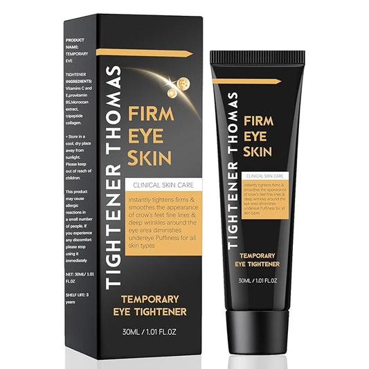 TLM Instant Face Tightener-fast-acting eye firming cream, used to reduce eye puffiness, dark circles and tighten the delicate skin under the eyes