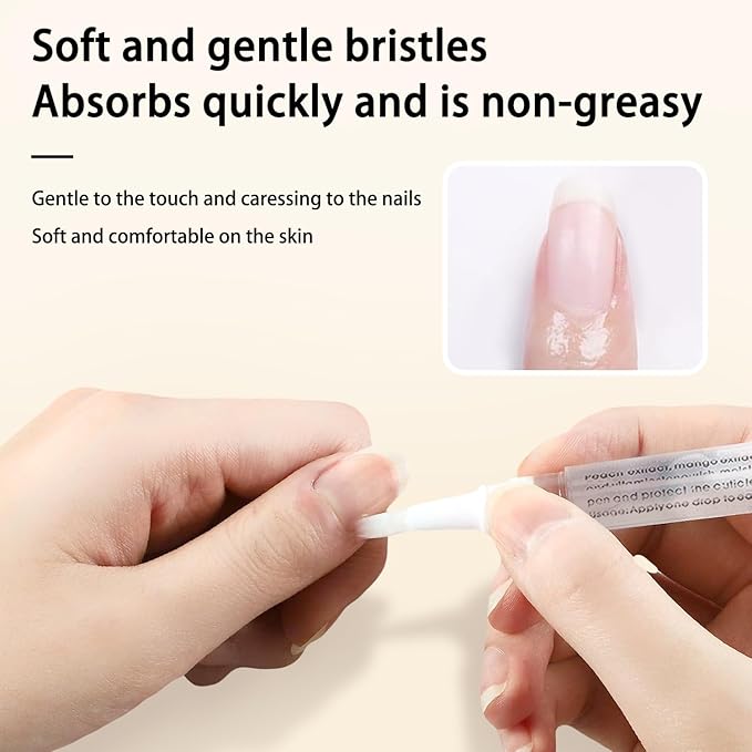 18Pcs Nail Cuticle Oils Nail Nutrition Oil Pen Nail Nourishment Pens 18Smell Cuticle Revitalizer for Agnail Nourish Skin Nail Care