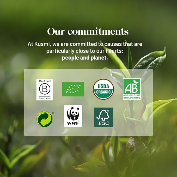 Kusmi Tea - AquaExotica - Organic Blend of Hibiscus, Mango, Dragon Fruit & Apple - Caffeine Free Herbal Tea - Enjoy Hot or Iced - Loose Leaf Tea - Tin Box of 3.5 oz - Quantity for about 50 cups