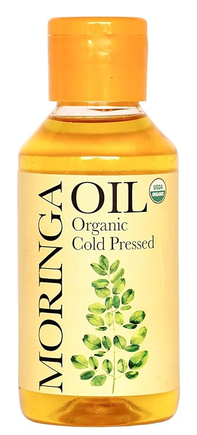DAANA Moringa Oil for Skin: Certified USDA Organic, Extra Virgin, Cold Pressed (4 fl oz)