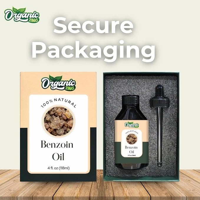 Benzoin (Styrax Benzoin) Oil | Pure & Natural Essential Oil for Skincare, Aroma & Diffusers - 118ml/3.99fl oz