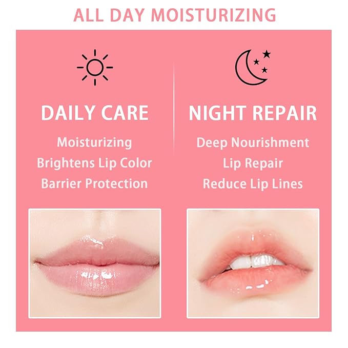 3 Pcs Bee Lip Balm Honey (Honey+Strawberry+Watermelon)