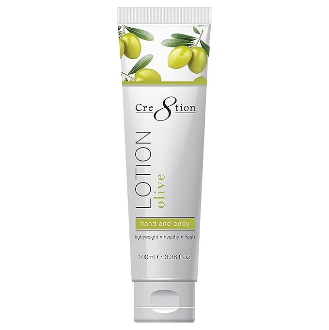 Cre8tion Premium Hand and Body Lotion, Made in Korea (Olive)