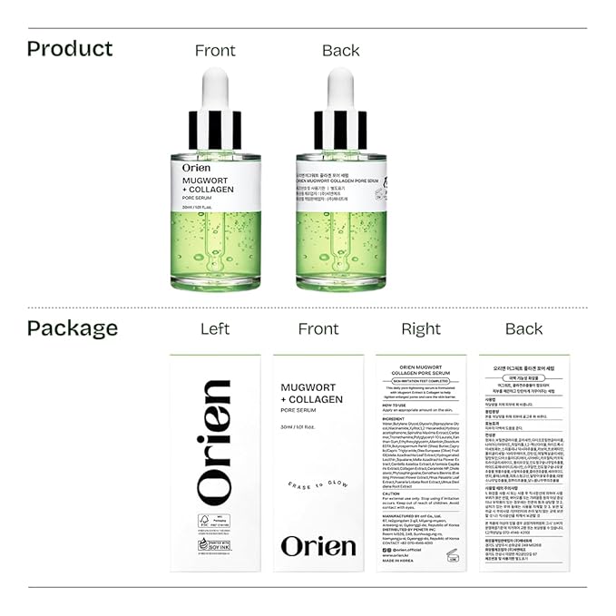 Orien Mugwort Collagen Pore Serum 1.01 fl.oz.