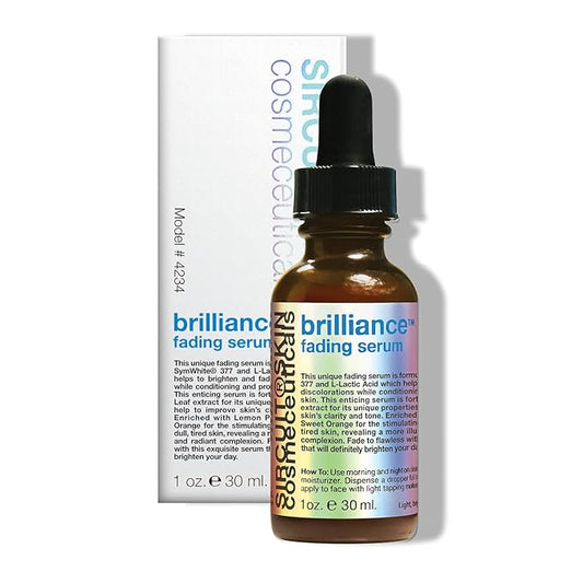 Sircuit Skin BRILLIANCE Fading Serum - Clarifying Facial Serum with Lactic Acid, Witch Hazel + Lemon Peel Extract - Daily Face Serum Promotes Flawless Looking Skin (1 oz)