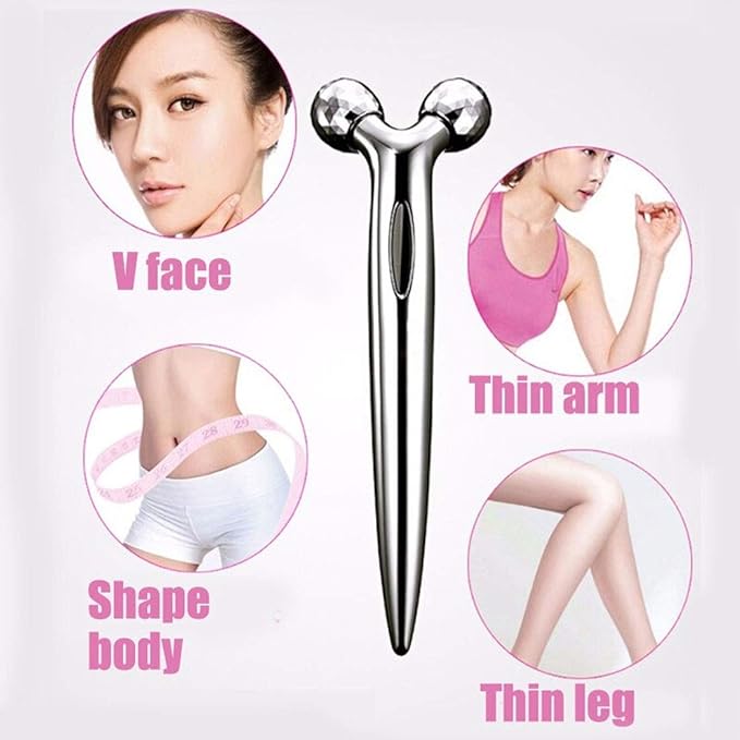 3D Roller face Massager Full Body Massage 360 Rotate face Lift Wrinkle Remover Facial Shape Massage Relaxation Tool