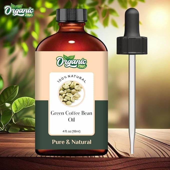 Green Coffee Bean (Coffea Arabica.) Oil | Pure & Natural Carrier Oil for Skincare, Hair Care & Massage - 118ml/3.99fl oz