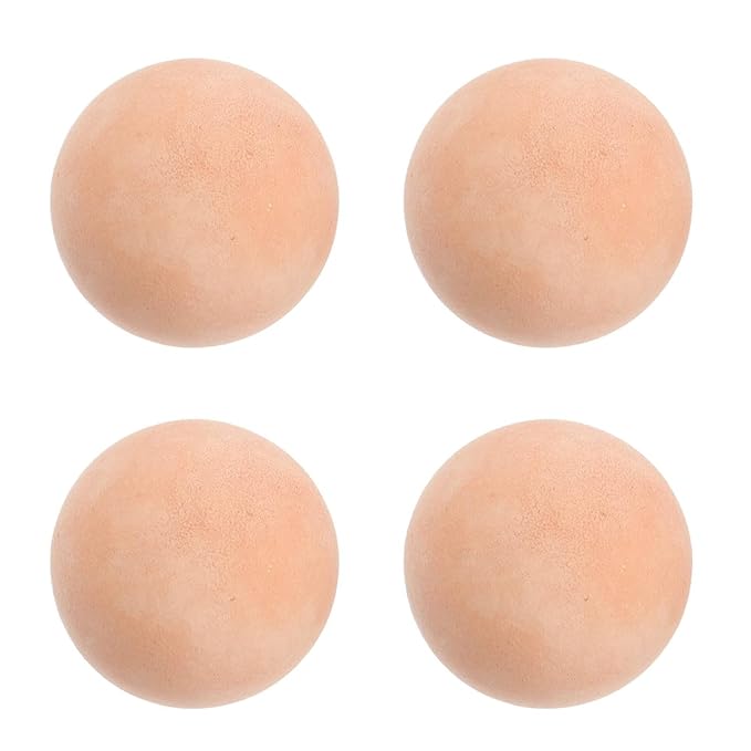 4PCS Volcanic Stone Ball Facial Oil Absorbing Roller, Mini Oil Control Tool for Daily Use, Smooth and Wear-Resistant, Beige, 3.14 * 1.18 * 0.78inch