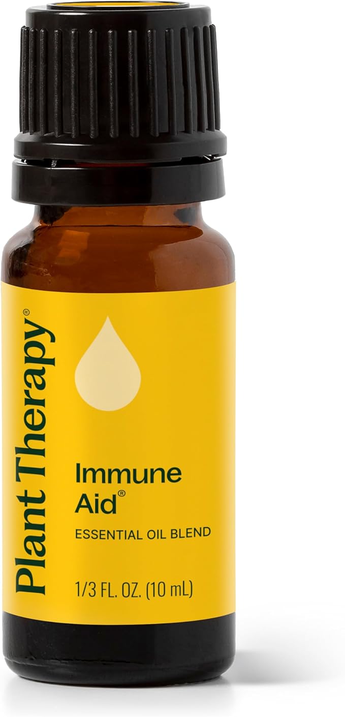 Plant Therapy Immune Aid Essential Oil Blend 10 mL (1/3 oz) 100% Pure, Undiluted, Therapeutic Grade