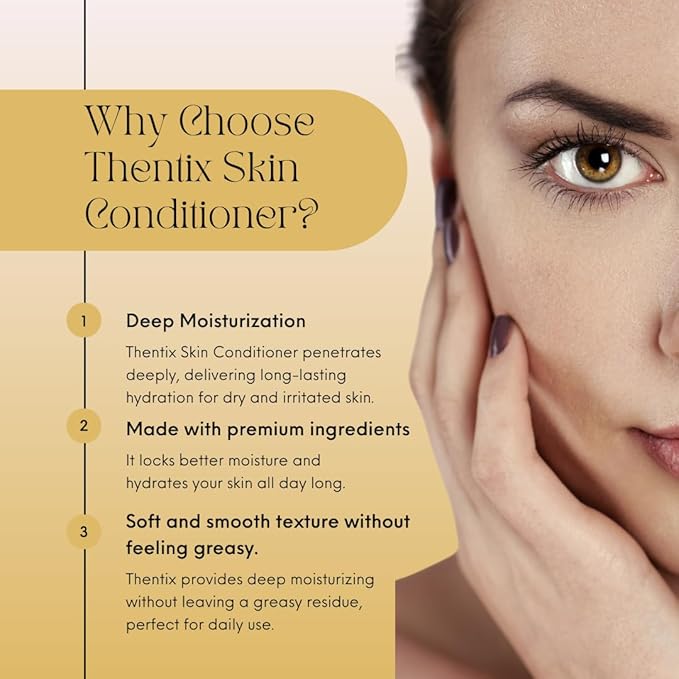 Skin Conditioner, 4oz - Gentle Moisturizer for Face & Body, Nourishes Sensitive Skin