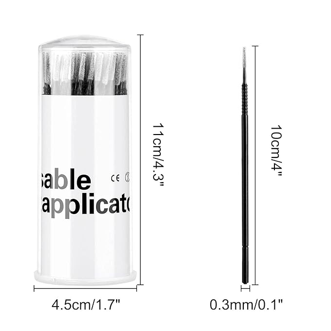 200pcs micro applicators brushes mini