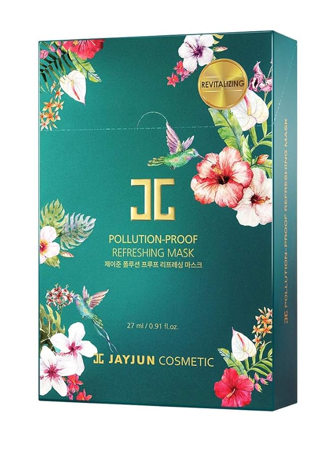 JAYJUN Pollution-Proof Mask, Refreshing, Urban, 10 Sheets, 0.91 fl.oz