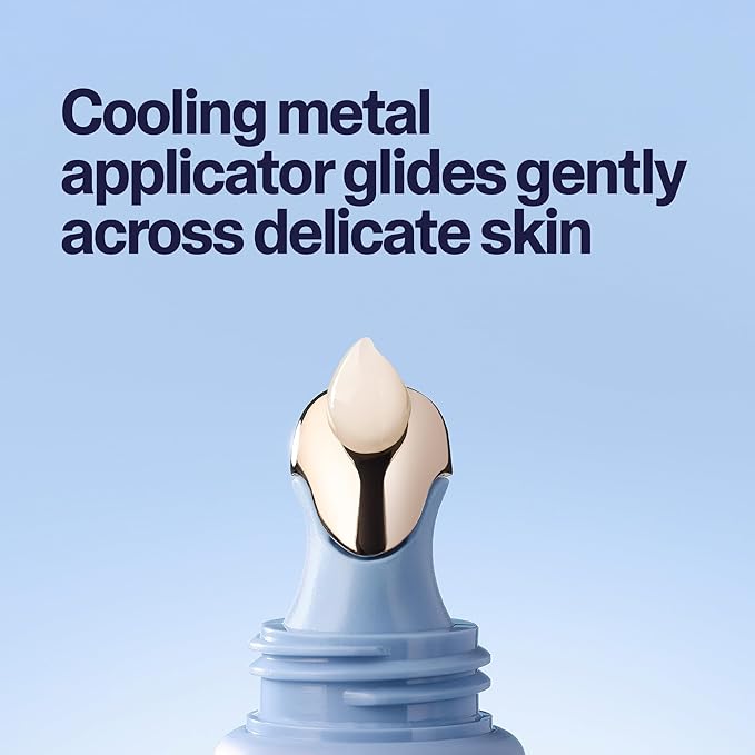 Curology Hydro+ Eye Gel, Hydrating Under Eye Cream with Hyaluronic Acid and Caffeine, 0.5 fl oz