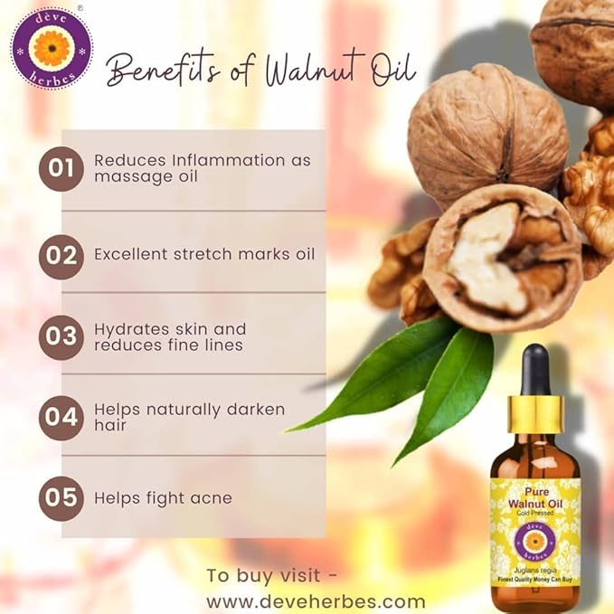 Deve Herbes Pure Avocado Oil With Glass Dropper 15ml (0.50 oz)