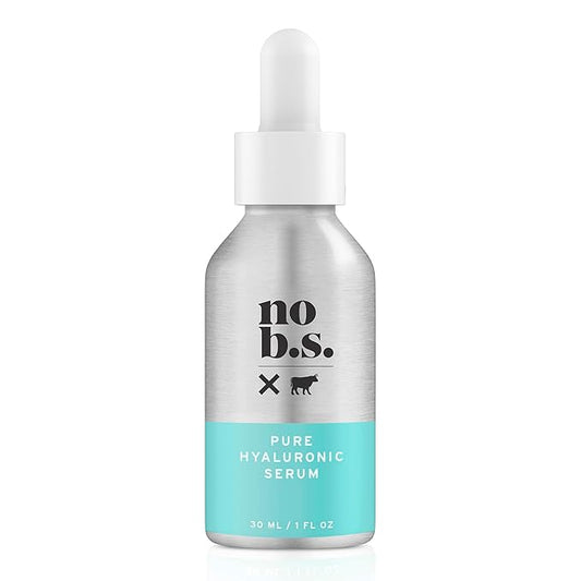 No Bad Stuff - Pure Hyaluronic Acid Serum For Face, Fine Lines & Wrinkles Serum, Suitable for All Skin Types, Skin Care for Women & Men, Gluten Free, Vegan, Travel Size, Unscented 1 FL Oz