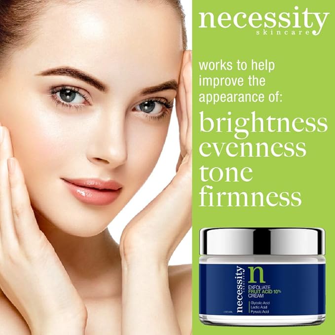 Exfoliate Fruit Acid 10% Cream, 2 Fluid Ounce