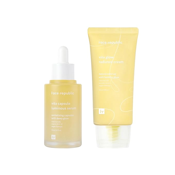 Face Republic Glow Duo - Vita Capsule Luminous Serum & Vita Glow Radiance Cream