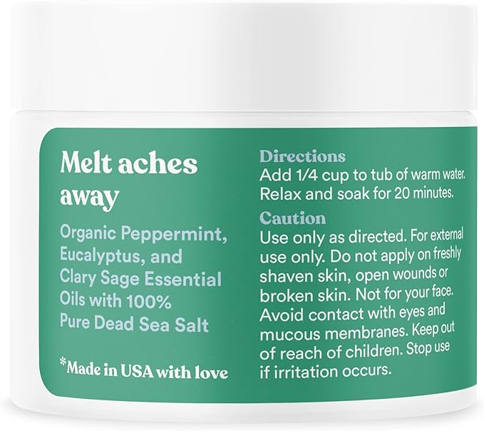 ASUTRA Dead Sea Bath Salts (3 Scent Mini Sampler), 2 oz Each - Soak in Rich & Vital Healing Minerals - Travel Sized Jars for On-The-Go Relaxation