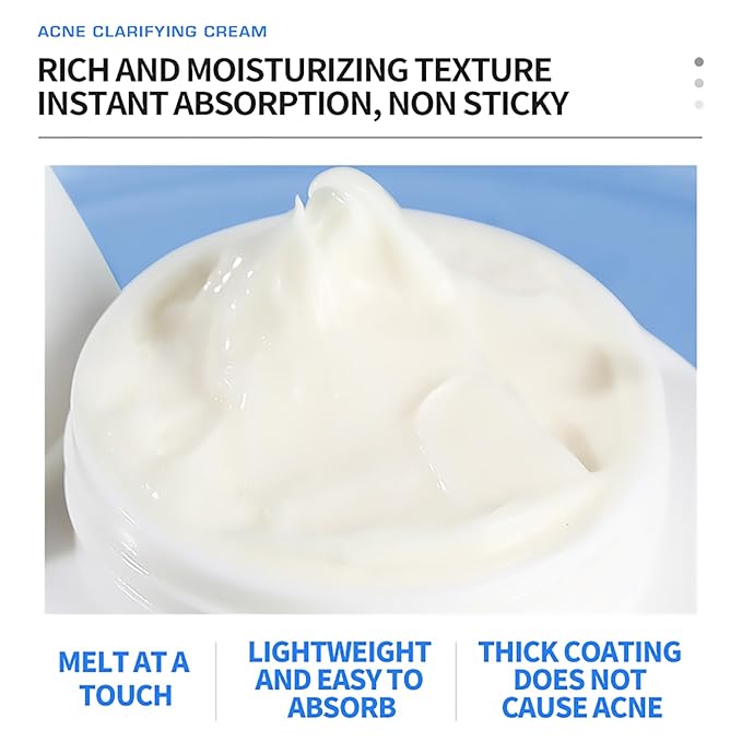 DEleventh Korean Brand Acne Clarifying Cream 30g / with Salicylic Acid, Vitamin B5, and Soothing Botanicals for a Clear, Nourished Complexion, Anti-Acne, Combats Blemishes, Hydrates, and Revitalizes