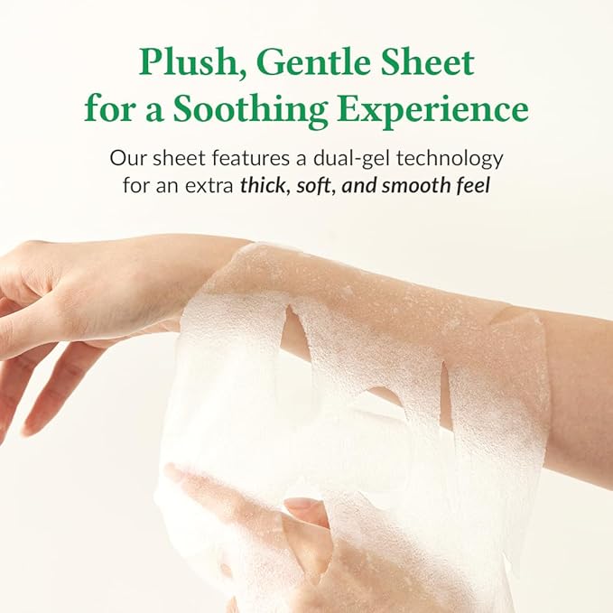 Dr.Althea Cushion Veil Calming Mask | Cooling Mask to Help Reducess Redness | Soothe Irritated Skin with CICA Complex | Vegan Korean Skincare (Pack of 4)