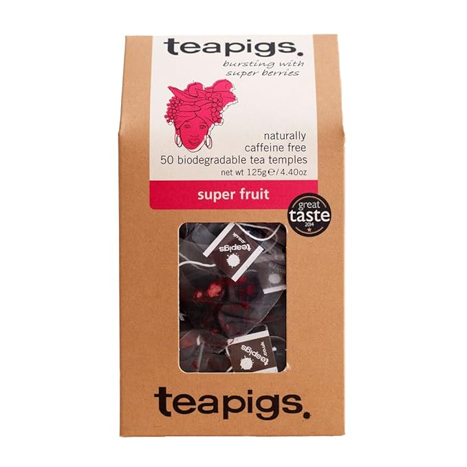 Teapigs Super Fruit Tea Made With Whole Fruit (1 Pack of 50 Tea Bags)
