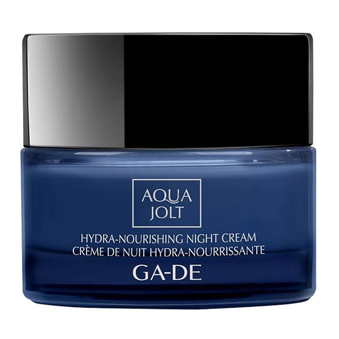 GA-DE Aqua Jolt Hydra-Nourishing Night Cream - Face Moisturizer with Hyaluronic Acid - Face Cream with Tamarind Extract H-22 and Vitamin E - 1.7 oz