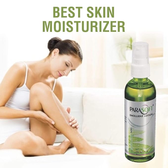 Emollient Moisturising Lotion With Goodness of Aloe Vera For Normal To Dry Skin (Alcohol Free), 100ml (Pack Of 3)