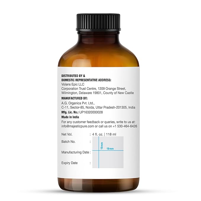 MAJESTIC PURE Brazilian Orange Essential Oil | 100% Pure and Natural | Premium Grade Essential Oils for Hair Care, Home Diffusers, Skin, Aromatherapy, Massage and Humidifiers | 4 Fl Oz