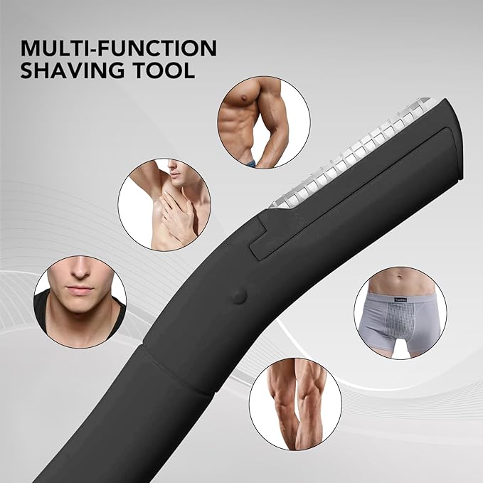 Eyebrow Razors for Men 6 Pieces, Japanese Blades Precision Dermaplane Razors, Small Eyebrow Trimmer Set, Multipurpose Exfoliating Dermaplaning Tools for Peach Fuzz, Small Face Razors for Men and Women